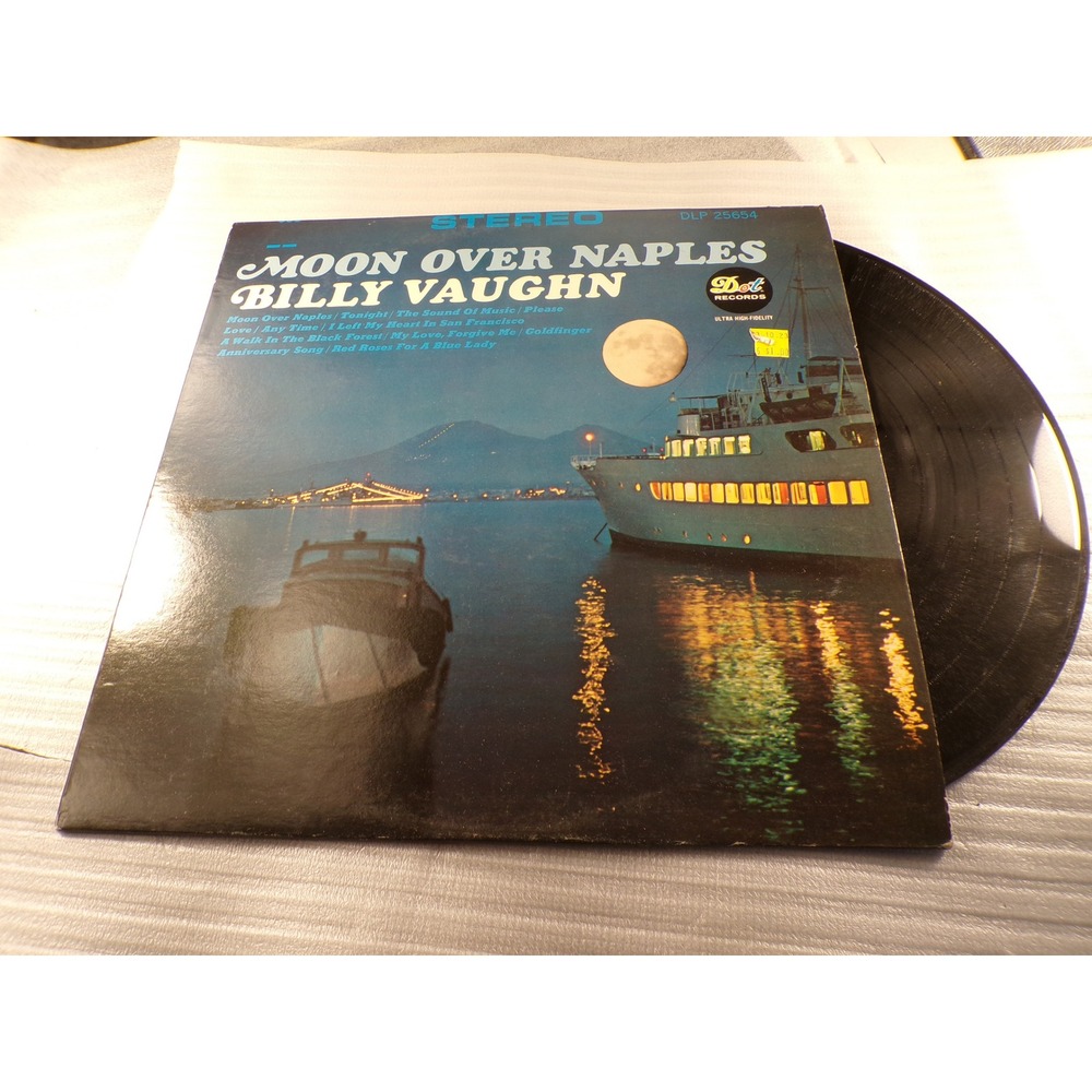 Billy Vaughn Moon Over Naples Vinyl LP Dot Records 25654 Stereo Easy Listening